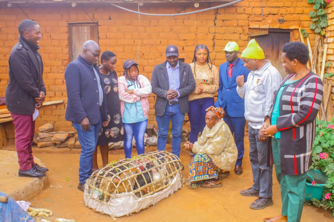 One Voice team supporting poultry livelihood work